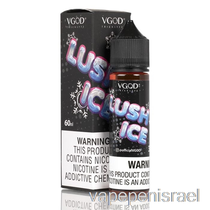 חד פעמי Vape Israel שופע קרח - Vgod E-liquid - 60 מ"ל 6 מ"ג